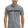 SURF NAKED TEE - HEATHER GREY Tees Aviator Nation 