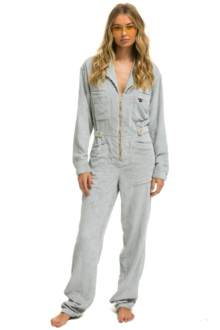UNISEX CORDUROY FLIGHT SUIT - CLOUD Flight Suit Aviator Nation 