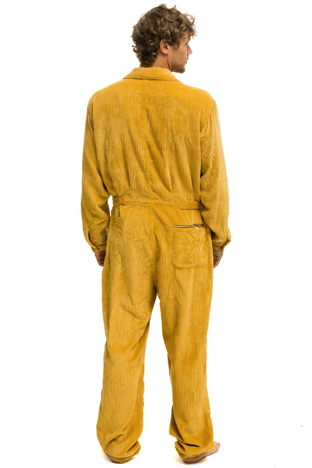 UNISEX CORDUROY FLIGHT SUIT - HONEY Flight Suit Aviator Nation 