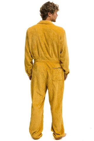 UNISEX CORDUROY FLIGHT SUIT - HONEY Flight Suit Aviator Nation 