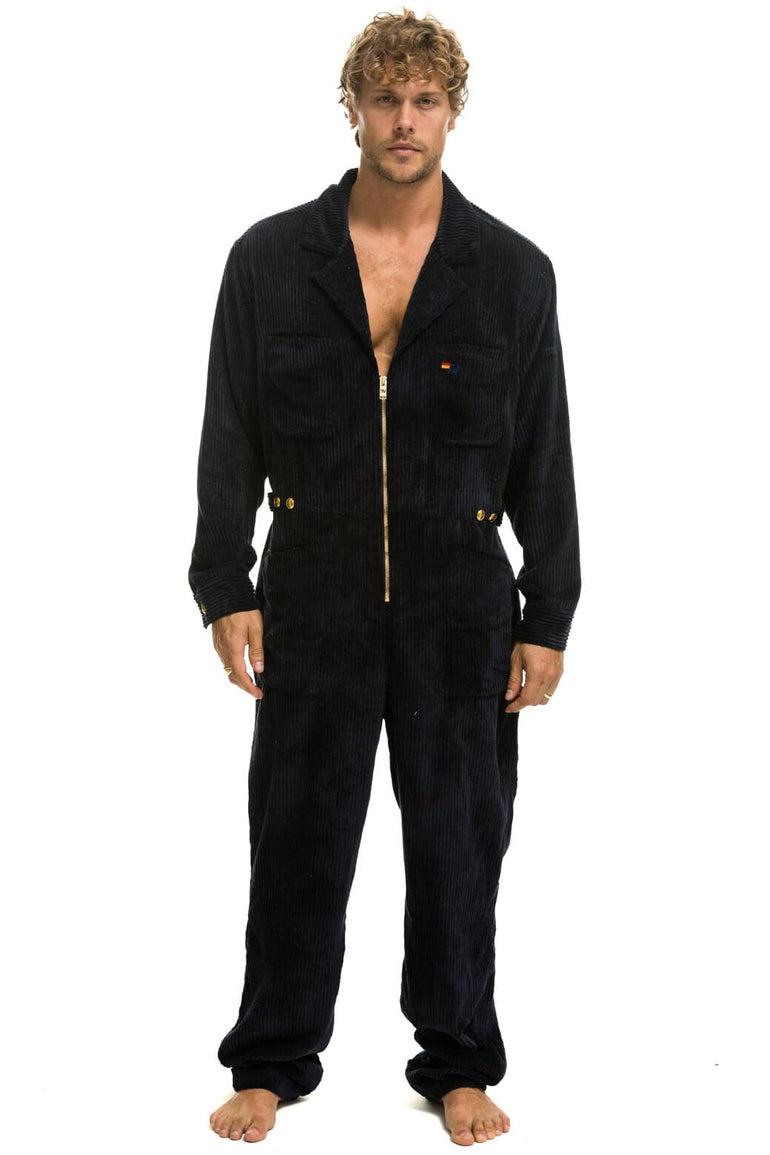 UNISEX CORDUROY FLIGHT SUIT - NAVY Flight Suit Aviator Nation 