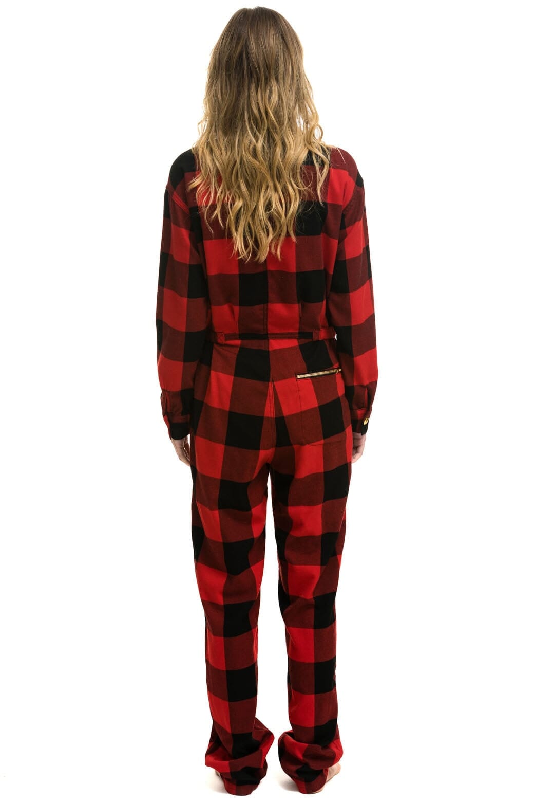 UNISEX PLAID FLIGHT SUIT - BUFFALO PLAID Flight Suit Aviator Nation 