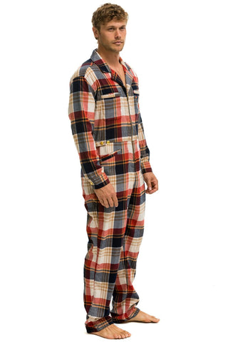 UNISEX PLAID FLIGHT SUIT - COWBOY PLAID Flight Suit Aviator Nation 