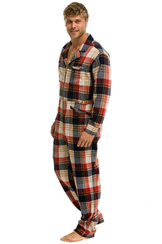 UNISEX PLAID FLIGHT SUIT - COWBOY PLAID Flight Suit Aviator Nation 