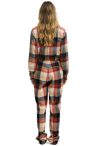 UNISEX PLAID FLIGHT SUIT - COWBOY PLAID Flight Suit Aviator Nation 