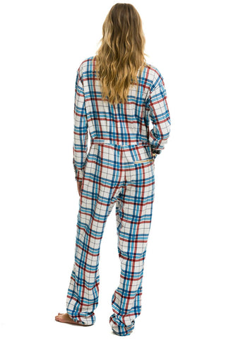 UNISEX PLAID FLIGHT SUIT - MONTAUK PLAID Flight Suit Aviator Nation 