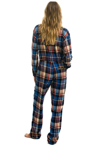 UNISEX PLAID FLIGHT SUIT - PATRIOT PLAID Flight Suit Aviator Nation 