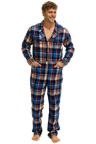 UNISEX PLAID FLIGHT SUIT - PATRIOT PLAID Flight Suit Aviator Nation 