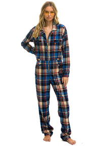 UNISEX PLAID FLIGHT SUIT - PATRIOT PLAID Flight Suit Aviator Nation 