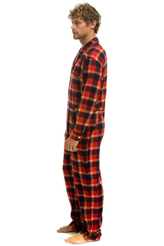 UNISEX PLAID FLIGHT SUIT - RUGBY PLAID Flight Suit Aviator Nation 