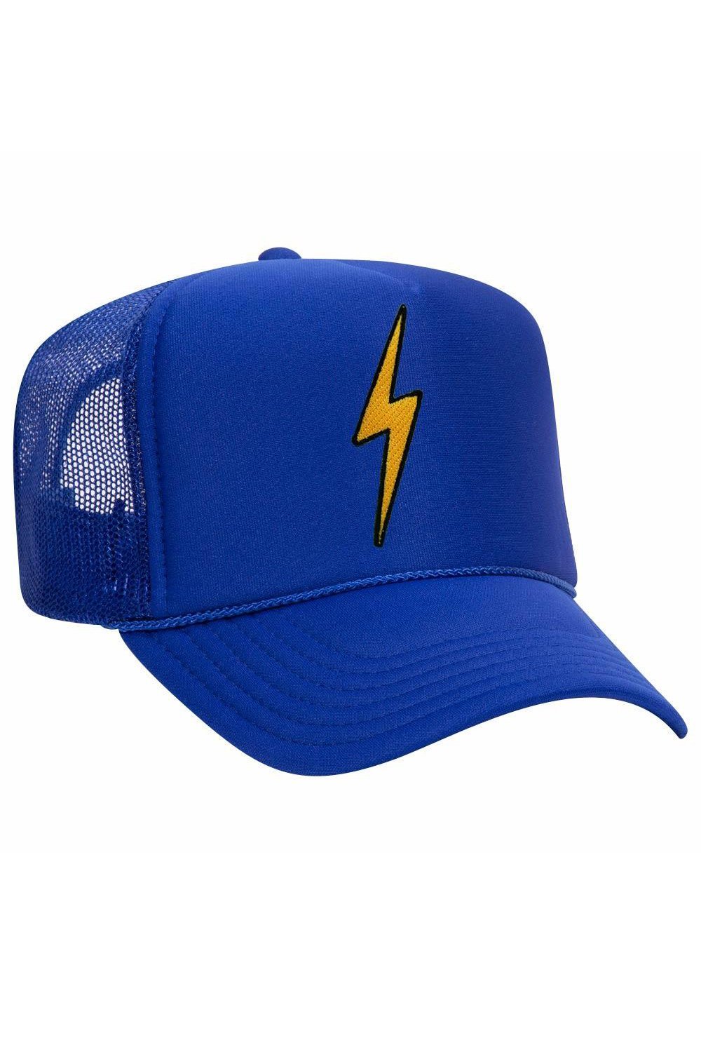 Vintage Bolt Trucker Hat Os / Neon Blue