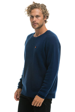VINTAGE CABIN 2 UNISEX CASHMERE SWEATER - MIDNIGHT Sweatshirt Aviator Nation 