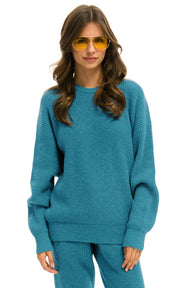 VINTAGE CABIN UNISEX CASHMERE SWEATER - COBALT Sweatshirt Aviator Nation 