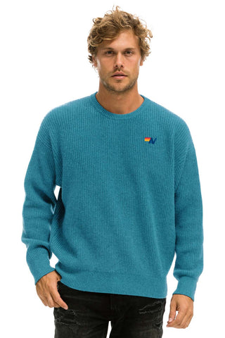VINTAGE CABIN UNISEX CASHMERE SWEATER - COBALT Sweatshirt Aviator Nation 