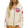 WINDY CITY SMOKEOUT 2023 ZIP HOODIE - VINTAGE WHITE Hoodie Aviator Nation 