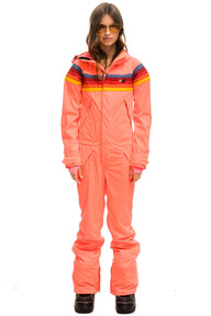 WOMEN'S 3 LAYER POWDER SUIT - NEON FLAMINGO Jacket Aviator Nation 
