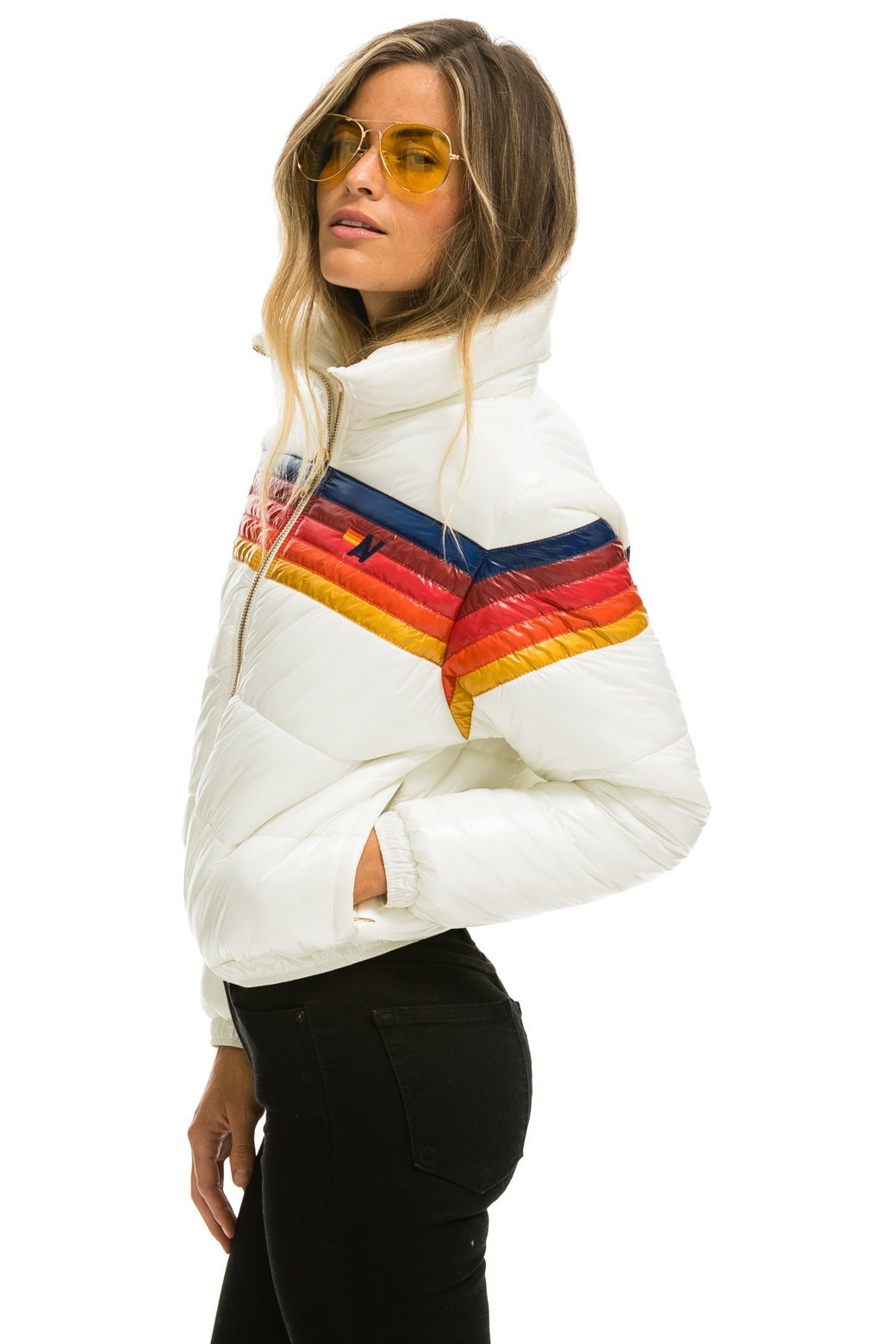 LV Stripes Puffer Jacket - Women - Ready-to-Wear