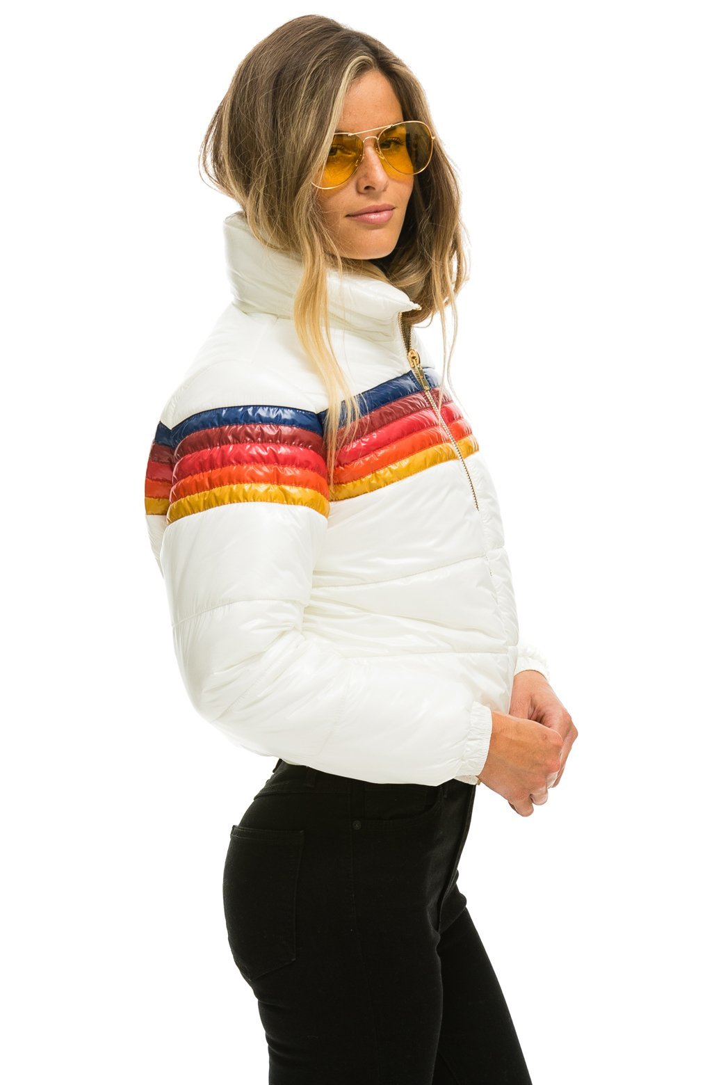 LV Stripes Puffer Jacket - Women - Ready-to-Wear