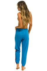 WOMEN'S 5 STRIPE SWEATPANTS - OCEAN 2 Womens Sweatpants Aviator Nation 