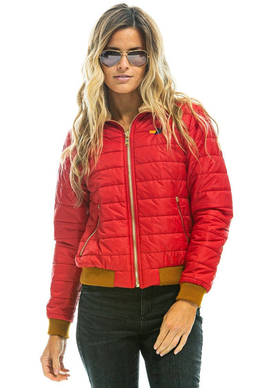 WOMEN'S ALL SEASONS JACKET - CHERRY BARBADOS Women's Outerwear Aviator Nation 