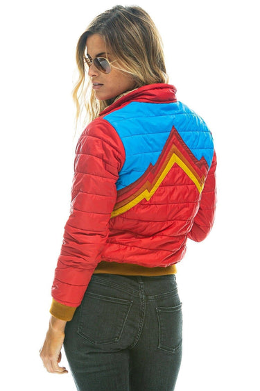WOMEN'S ALL SEASONS JACKET - CHERRY BARBADOS Women's Outerwear Aviator Nation 