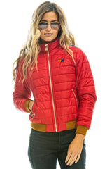 WOMEN'S ALL SEASONS JACKET - CHERRY BARBADOS Women's Outerwear Aviator Nation 