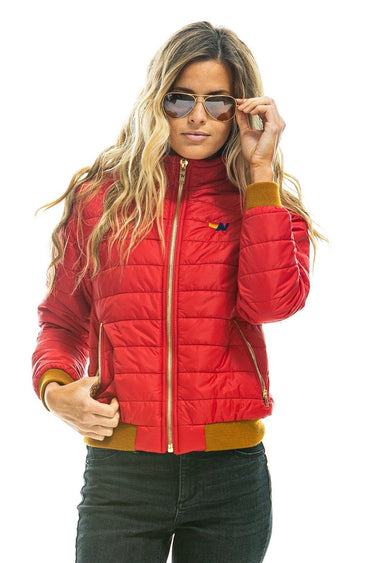 WOMEN'S ALL SEASONS JACKET - CHERRY BARBADOS Women's Outerwear Aviator Nation 