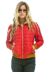 WOMEN'S ALL SEASONS JACKET - CHERRY BARBADOS Women's Outerwear Aviator Nation 