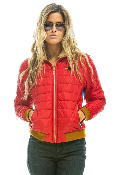 WOMEN'S ALL SEASONS JACKET - CHERRY BARBADOS Women's Outerwear Aviator Nation 