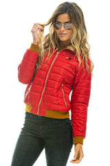 WOMEN'S ALL SEASONS JACKET - CHERRY BARBADOS Women's Outerwear Aviator Nation 