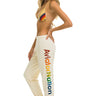 WOMEN'S AVIATOR NATION ASPEN SWEATPANTS - VINTAGE WHITE Womens Sweatpants Aviator Nation 