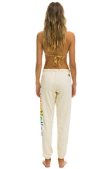WOMEN'S AVIATOR NATION ASPEN SWEATPANTS - VINTAGE WHITE Womens Sweatpants Aviator Nation 