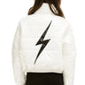 WOMEN'S BOLT LUXE APRES PUFFER JACKET - GLOSSY WHITE Jacket Aviator Nation 
