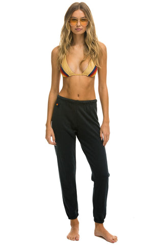 WOMEN'S BOLT SWEATPANTS - CHARCOAL Womens Sweatpants Aviator Nation 