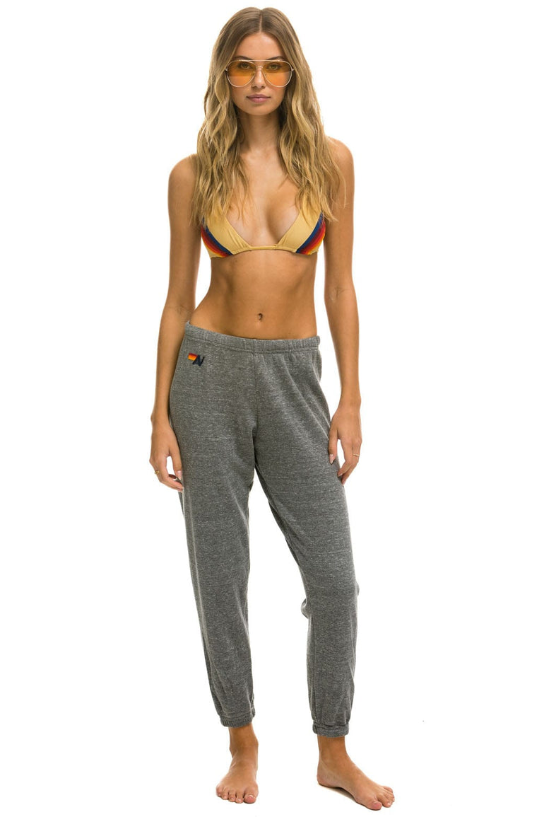 WOMEN'S BOLT SWEATPANTS - HEATHER GREY Aviator Nation