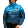 WOMEN'S COLOR BLOCK HALF AND HALF APRES PUFFER JACKET - OCEAN GLOSSY Jacket Aviator Nation 