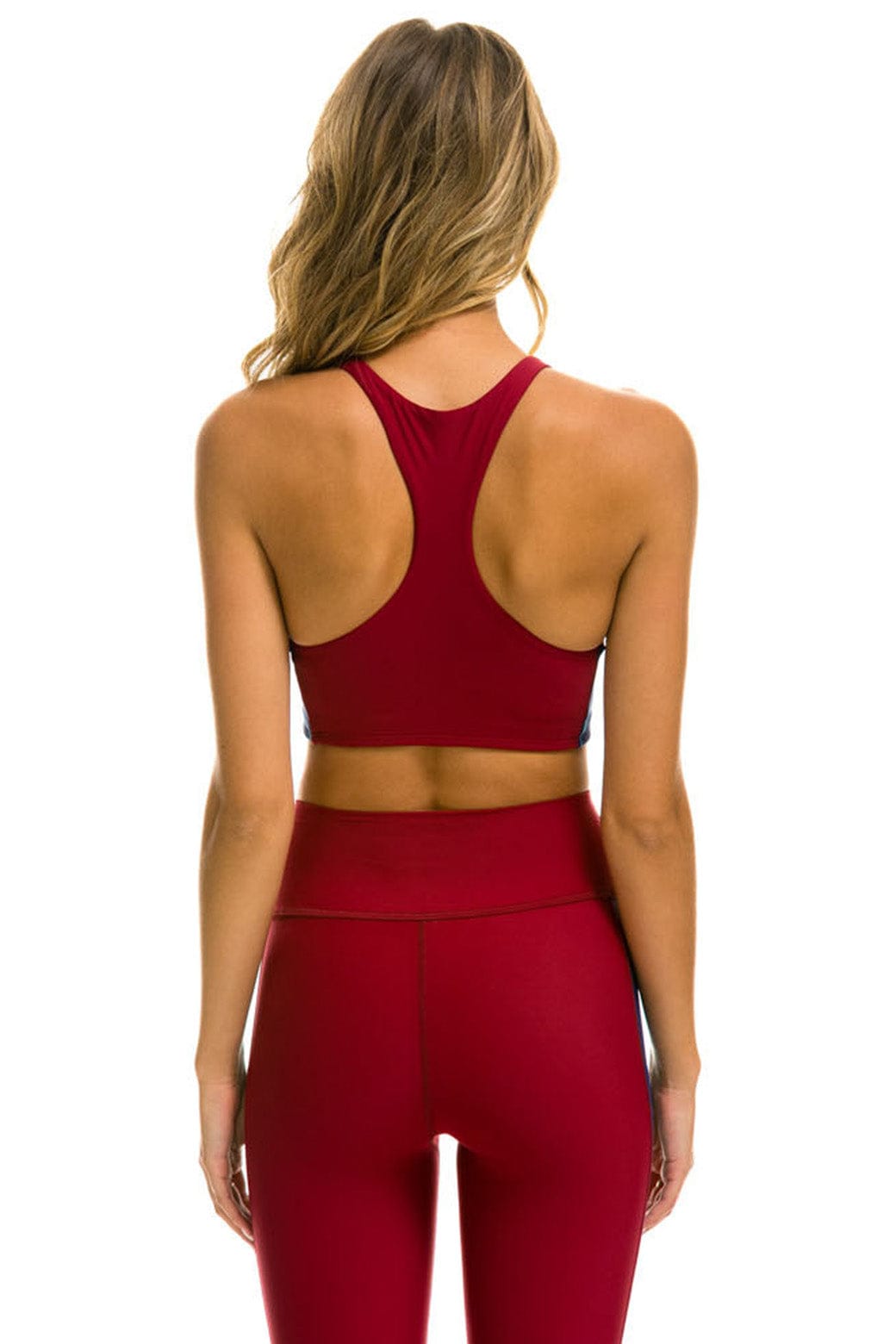COLOR BLOCK RACER SPORTS BRA - BLAZER - Aviator Nation