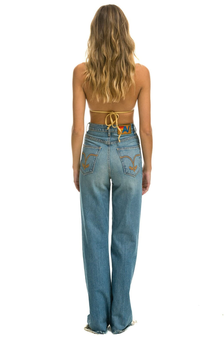WOMEN'S HI RISE WIDE-LEG GYPSY JEAN - VINTAGE Women's Jeans Aviator Nation