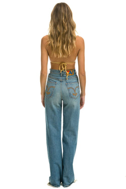 WOMEN'S HI RISE WIDE-LEG GYPSY JEAN - VINTAGE Women's Jeans Aviator Nation 