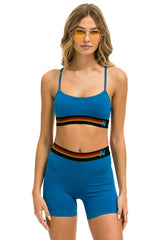 WOMEN'S LOGO ADJUSTABLE BRALETTE - CARIBBEAN Sports Bra Aviator Nation 