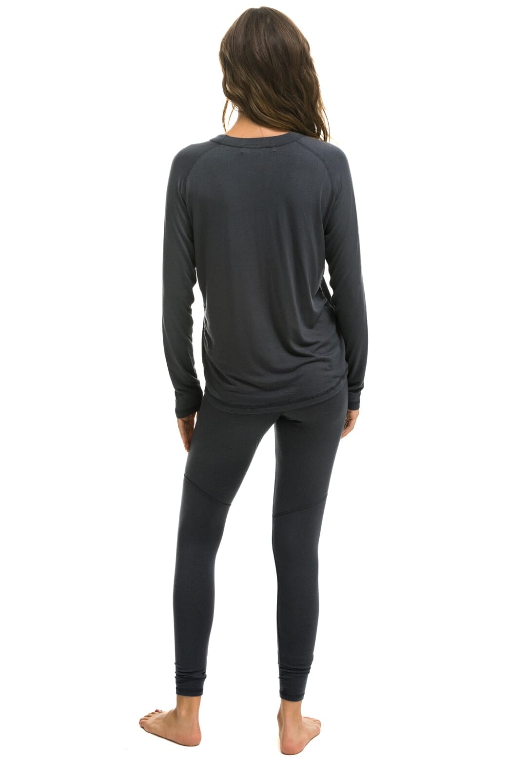 WOMEN'S MICRO MODAL BASE LAYER SET - TITANIUM Women's Outerwear Aviator Nation 