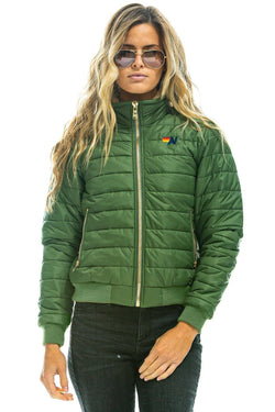 WOMEN'S SUNBURST JACKET - GARDEN GREEN Jacket Aviator Nation 