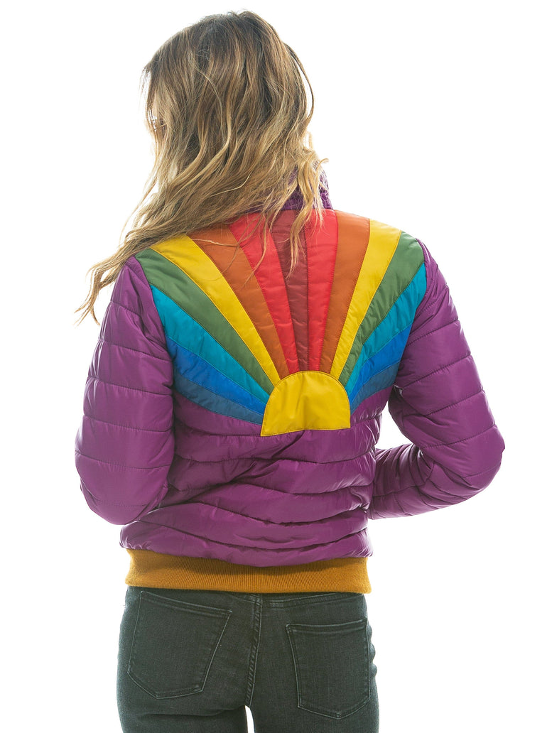 WOMEN'S SUNBURST JACKET - GLOXINA Jacket Aviator Nation 