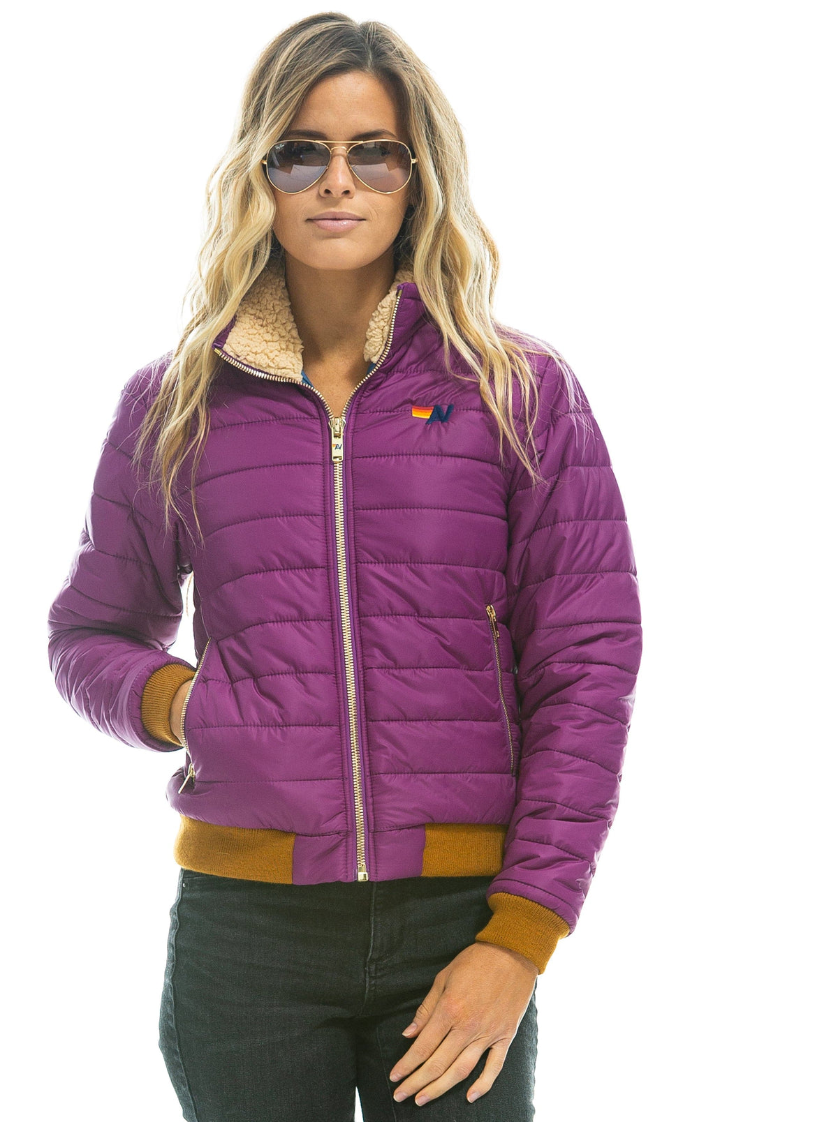 WOMEN'S SUNBURST JACKET - GLOXINA Jacket Aviator Nation 