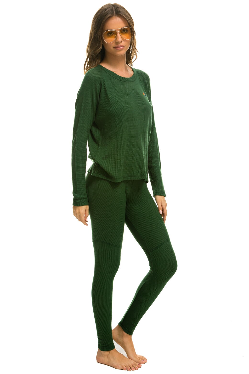 WOMEN&#39;S THERMAL BASE LAYER SET - FOREST BASE LAYER Aviator Nation 