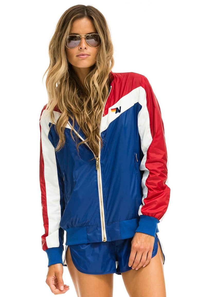 WOMEN'S WINDBREAKER JACKET - CLASSIC USA Jacket Aviator Nation